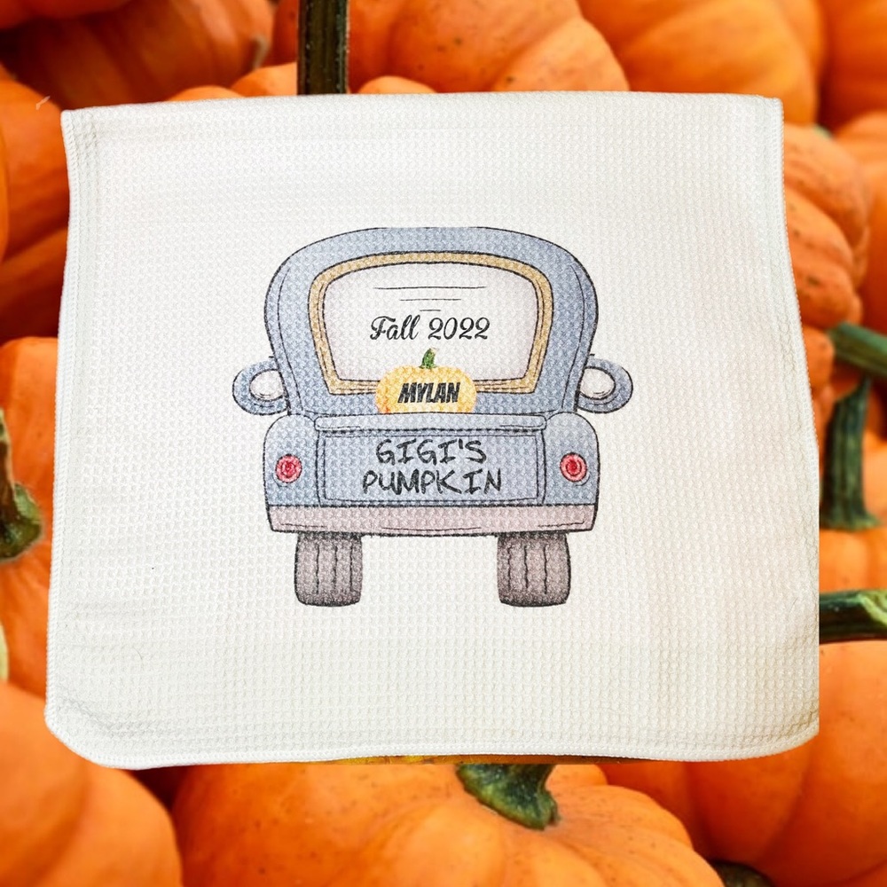 Customized dish towel
